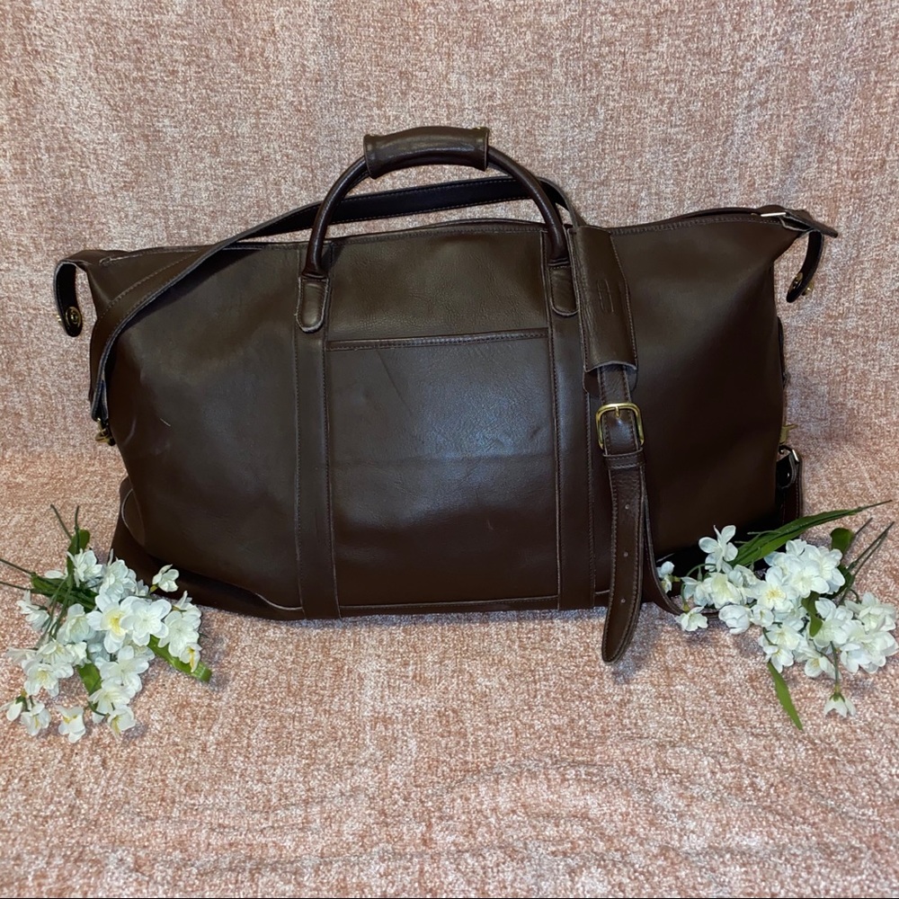🤍Vintage Coach Brown Duffle Bag